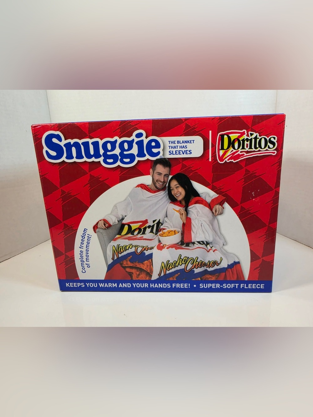 Snuggie Doritos Wearable Soft Fleece Blanket with Sleeves 71" x 54" NEW